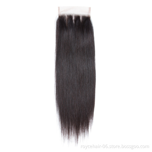 8A 8 Inch Peruvian Hair Indian Luxury Hair Weave And Brazilian Remy Hair Top Closure